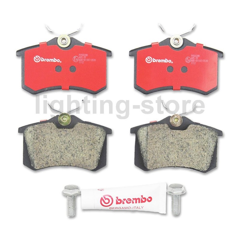 Rear Brake Pads and Disc Rotors Fits Volkswagen Corrado 2.8L gallery