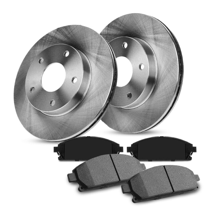 Front Brake Pad and Rotor kits 2012-2018 Fits Ford Focus, 2013-2018 Fits Ford