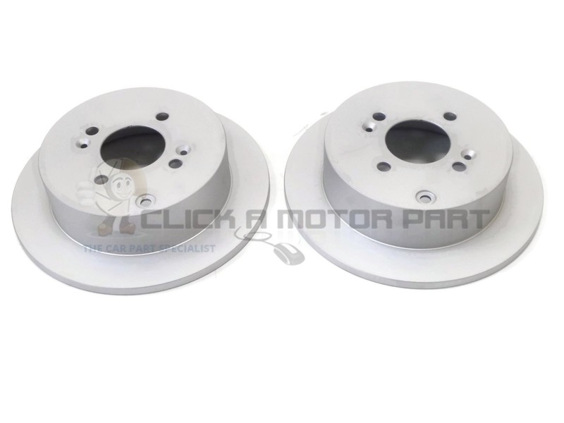 REAR 2 BRAKE DISCS SET 262MM FOR HYUNDAI i20 1.2 1.4 1.4 CRDi 2009-2013