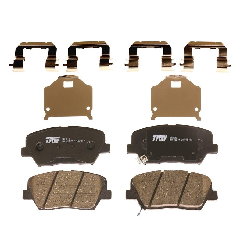 TRC1815 TRW Brake Pad Sets 2-Wheel Set Front for Kia Sorento Santa Fe Sport