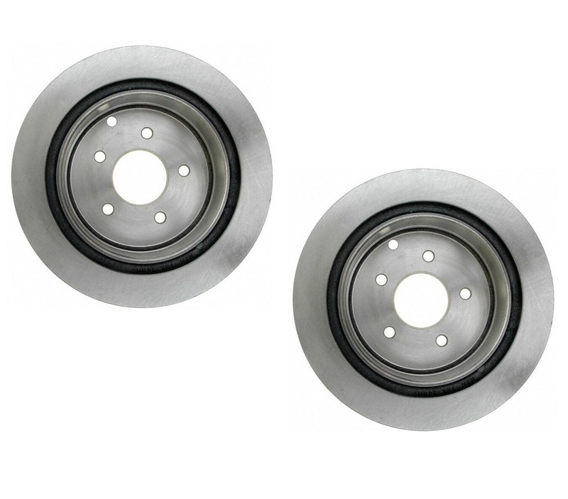 Pair Set 2 Rear Disc Brake Rotors Dia 307.5mm AcDelco For Infiniti Q70L M56 M37