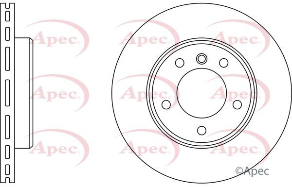 Brake Discs Pair Front FOR BMW Z4 E85 2.0 05->09 Petrol Apec gallery