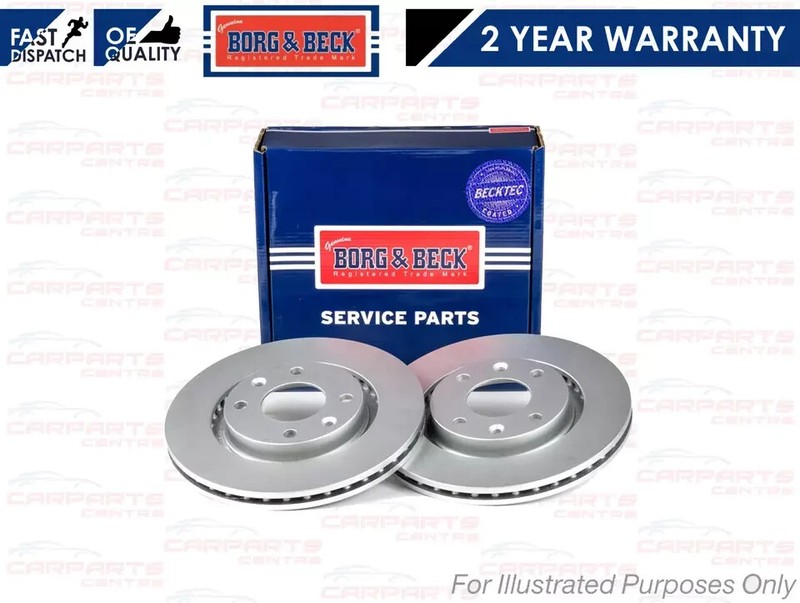 FOR ABARTH GRANDE PUNTO Rear Axle BRAKE DISC PAIR BBD4577