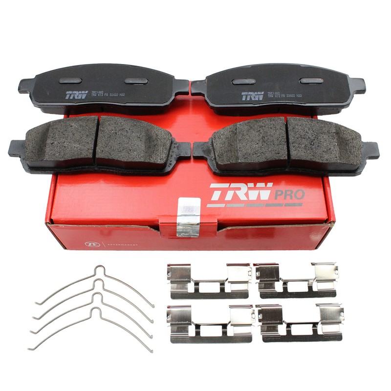 DuraGo Rear Rotors TRW Pro Ceramic Disc Brake Pads Kit For F-150 Mark LT 4WD gallery