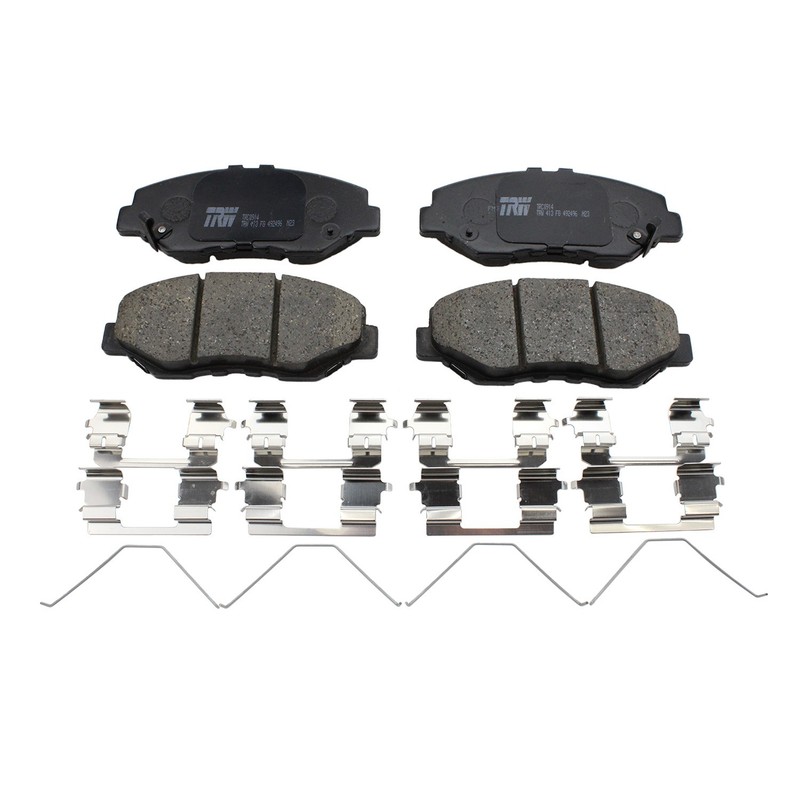 DuraGo Front Rotors TRW Pro Ceramic Disc Brake Pads Kit For Accord FWD 2003-2007 gallery