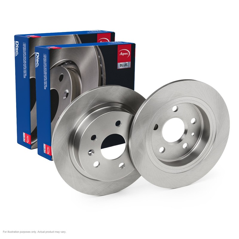 2x APEC Rear Brake Discs Fits OPEL INSIGNIA A Country 125kW/170HP/1956cc SDK6150