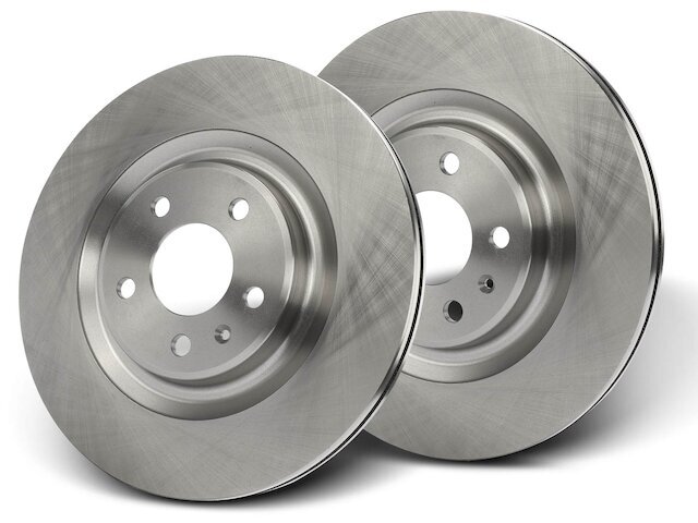 Autopart Premium 76PC25T Rear Brake Rotor Set Fits 2017-2018, 2021 Audi Q7