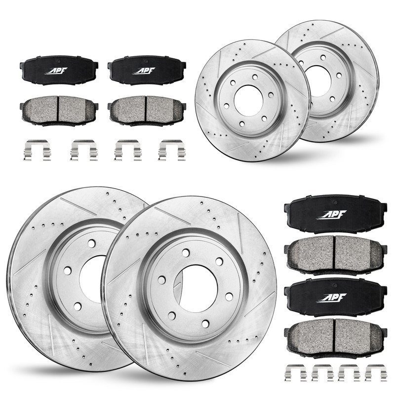 For Isuzu Ascender 2003-2006 – Front + Rear Ceramic Brake Kit