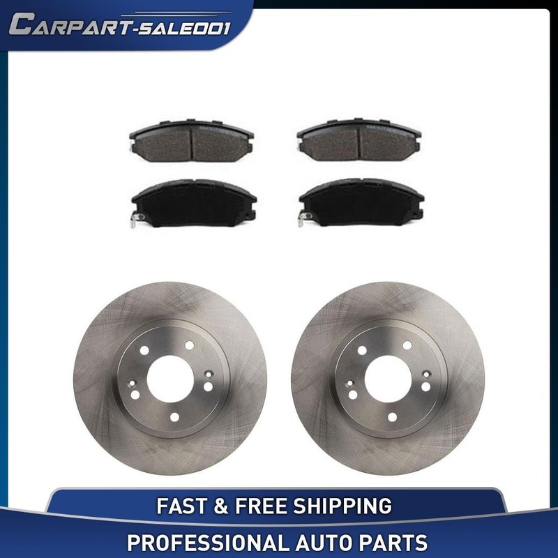 OE Front Disc Brake Rotors Brake Pads Kit for Hyundai Santa Fe 2001-2006