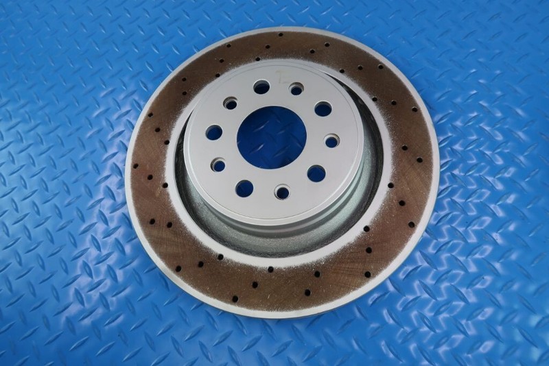 Maserati Levante S Trofeo front rear brake pads & dimpled rotors TopEuro #12014 gallery