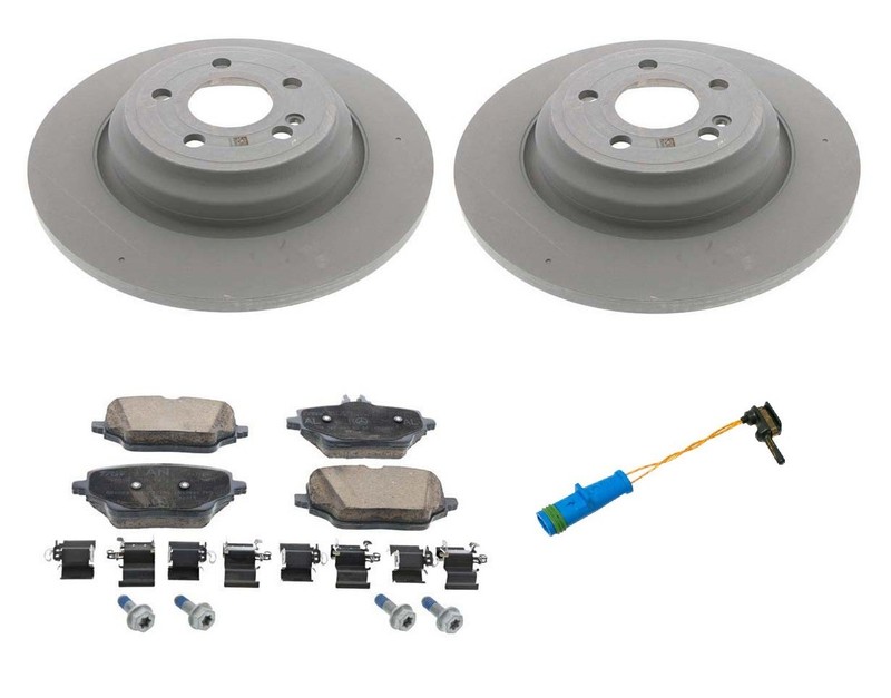 Genuine OEM Rear Disc Brake Pad & Rotor Solid 330mm Kit For Mercedes W167 GLE350