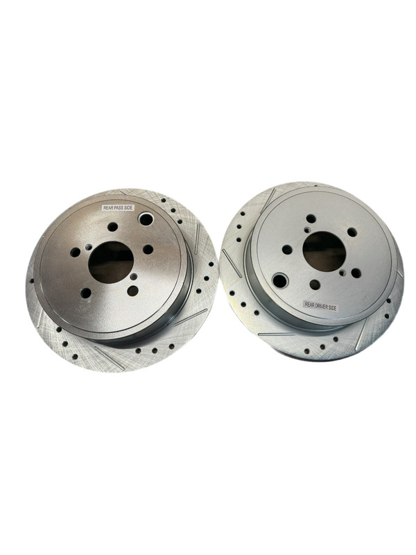 JBR1165XL & JBR1165XR, Rear Driver & Pass, Drilled & Slotted Rotor