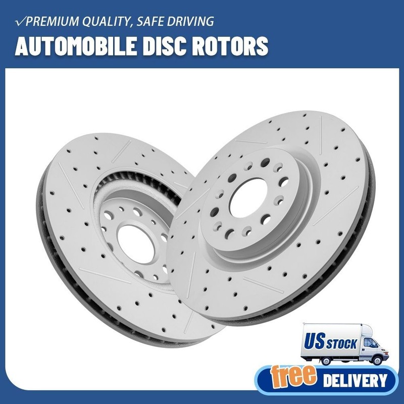 Front Brake Rotors For Buick Enclave Cadillac Xt5 Xt6 2017 2018 2019 2020 – 2023