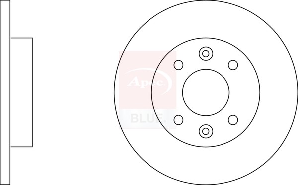 2x Brake Discs Pair Solid fits RENAULT R21 1.7 Front 86 to 94 238mm Set Quality gallery