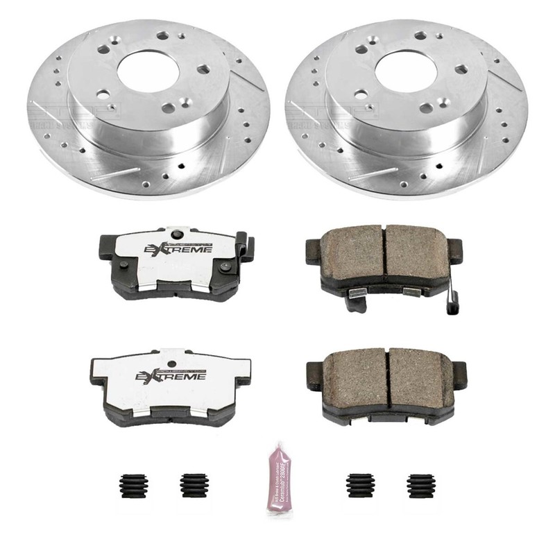 KC2270A-26 Powerstop Brake Disc and Caliper Kits 2-Wheel Set Rear for Acura RSX gallery