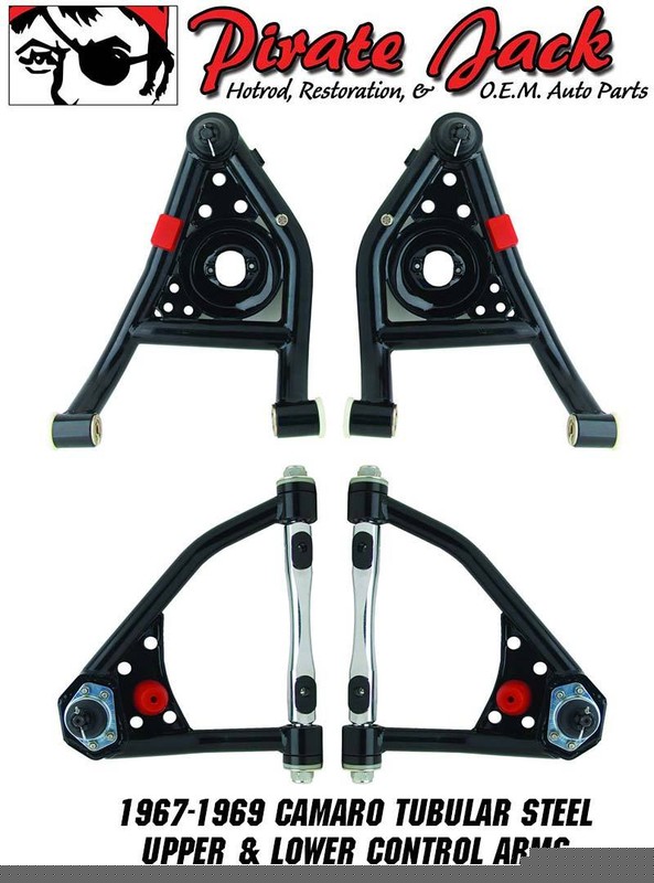 1967 69 Camaro Red Wilwood Caliper Disc Brake Kit Control Arms Coil Over & Shock gallery
