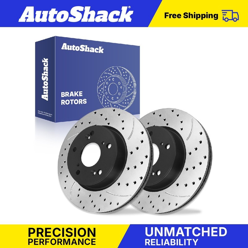 Front Drilled Slotted Brake Rotors for Honda, Accord 2013-2017