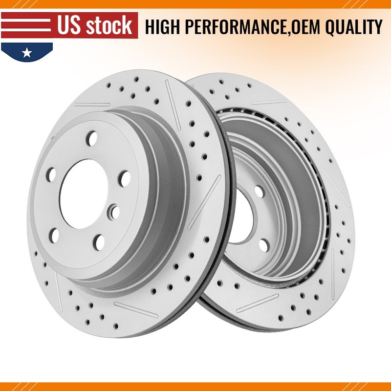 300mm Rear Drilled Brake Rotor for BMW 320i 328i 330i GT 430i xDrive Gran Coupe