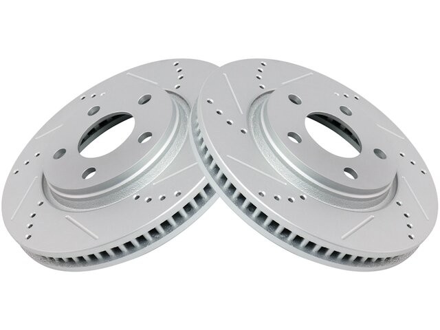 Front DIY Solutions Brake Rotor Set fits Pontiac Montana 2005 SV6 25XCST