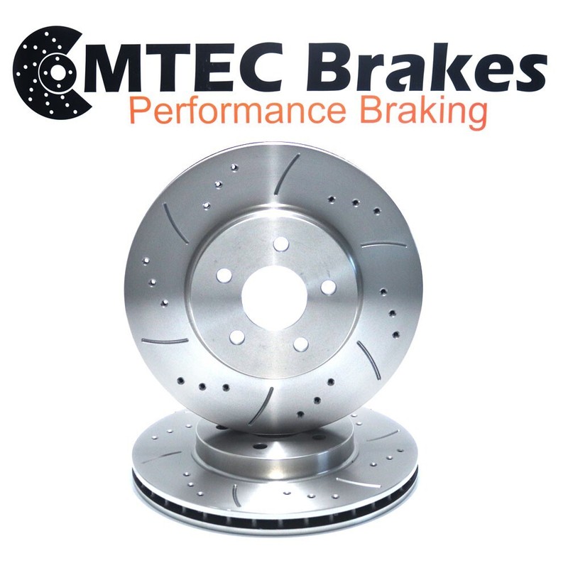 BMW X6 E71 30d 35d 35i 40d xDrive Drilled Front Brake Discs 348mm