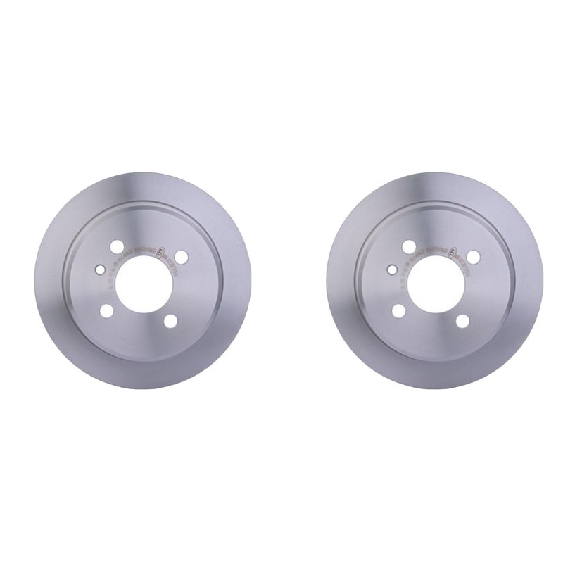 Hella Pair Set of Rear Solid 258mm Disc Brake Rotors For E30 318i 318is 325 325e