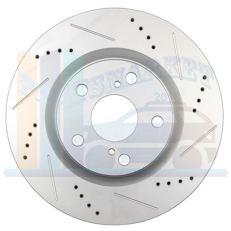 Front & Rear Brake Discs Rotors Ceramic Pads Fits Lexus ES300h ES350 Drill Slot gallery