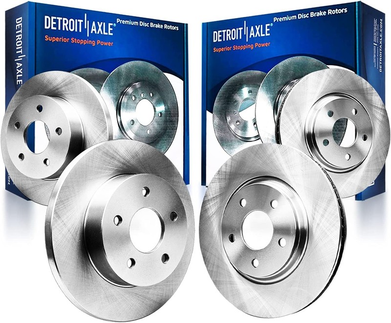 5-Lug Front & Rear Rotors for 2001-2008 Acura MDX