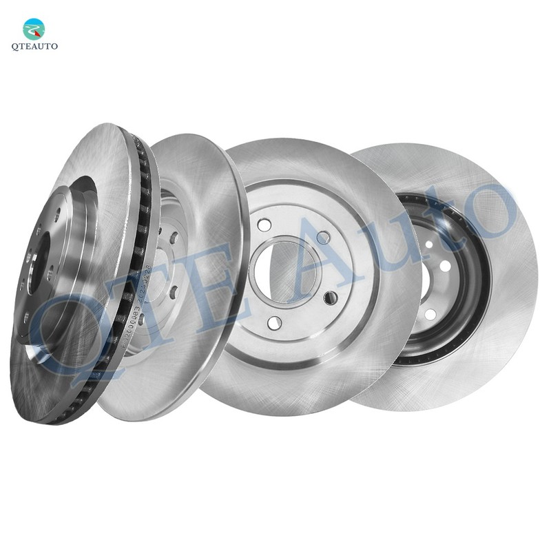 Set of 4 Front 325mm-Rear 330mm Brake Disc Rotors For 2013-2019 Ford Explorer