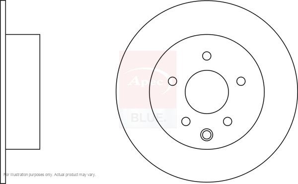 2x APEC Rear Brake Discs For NISSAN ALTIMA (L32) 3.5 2006-13 SDK6206 gallery
