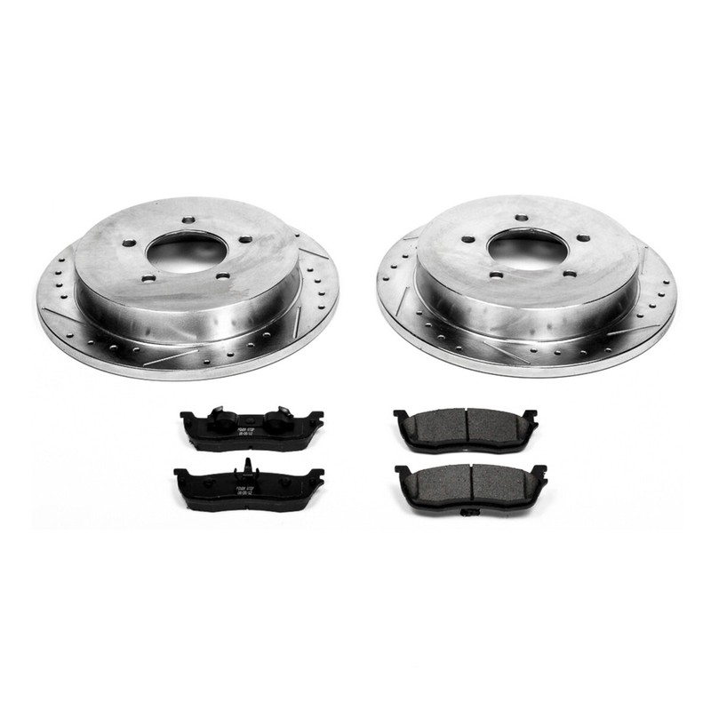 KC5461 Powerstop Brake Kit With Calipers 4-Wheel Set Front & Rear for Navigator gallery