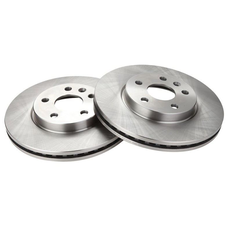 TRQ Front Disc Brake Rotor Kit Pair Set of 2 for Chevy Cruze Sonic Brand gallery
