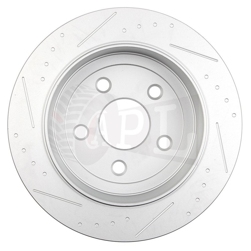 Rear Brake Discs Rotors + Ceramic Pads For 2007 08 09 10 11 2012 Jeep Wrangler gallery