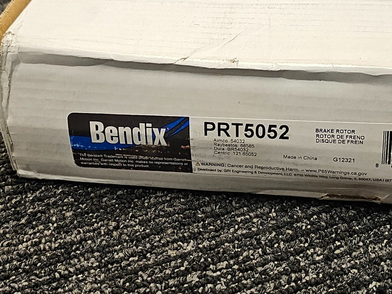 Bendix PRT5052 Disc Brake Rotor For Select 95-02 Ford Mercury Models gallery