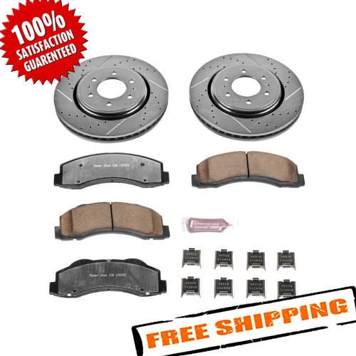 Power Stop K3167-36 1-Click Extreme Z36 Truck and Tow Front Brake Kit