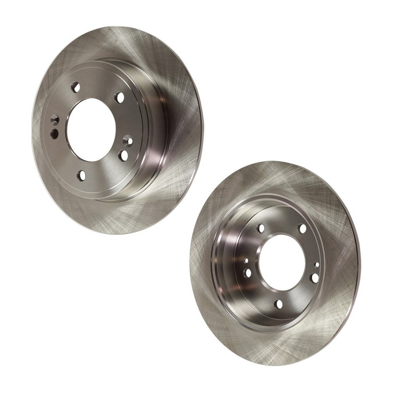 For Hyundai Venue 2020 2021 2022 Brake Discs Rear | Pair | Cast Iron | Natural