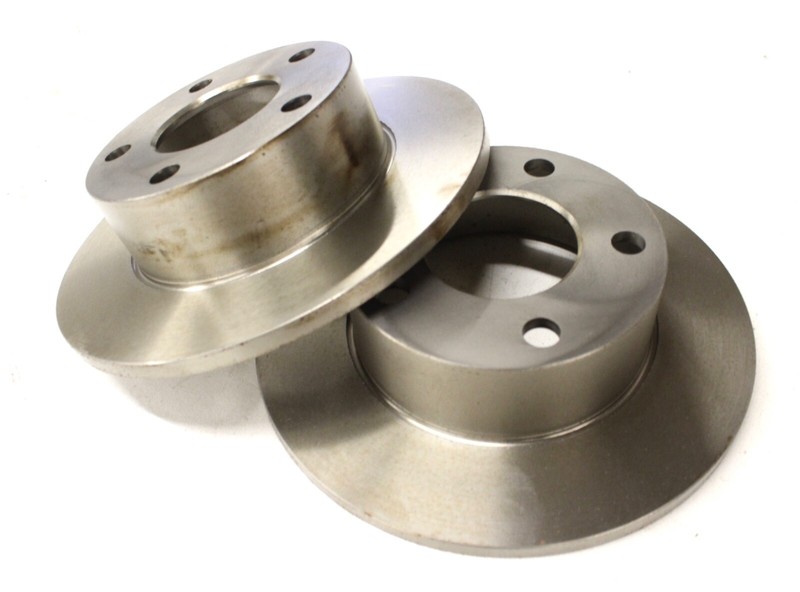 New ATE Audi 5000 Quattro Turbo Vented Rear Brake Disc 437615601 PAIR