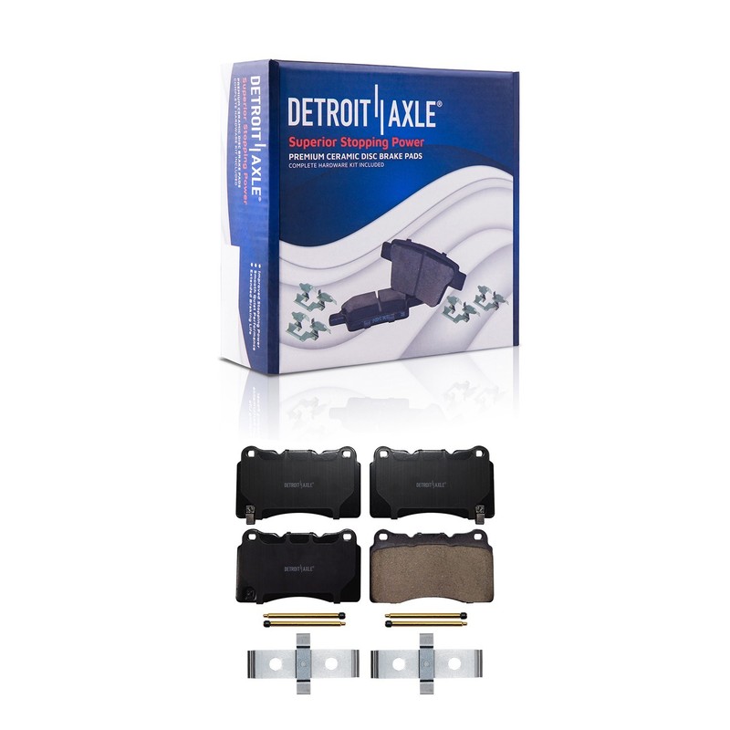 12.64" 321mm Front Brake Rotors and Brake Pads Kit for Cadillac CTS Chevy Camaro gallery
