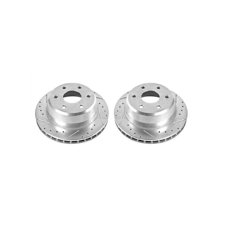Power Stop AR8645XPR Drilled & Slotted Rear Rotor Set for Suburban Yukon Tahoe