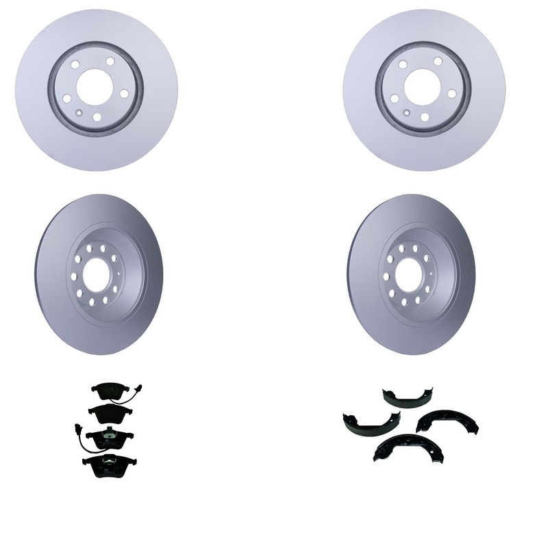 Hella Disc Brake Rotor Kit For Audi