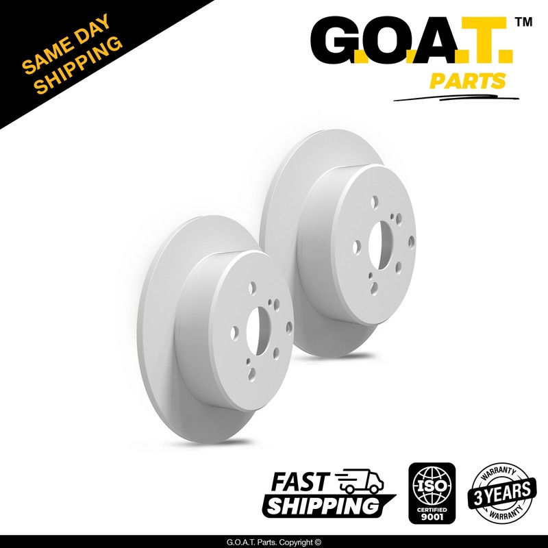 Rear Brake Rotors Set for 03-06 Pontiac Vibe 00-05 Toyota Celica 05-06 Corolla