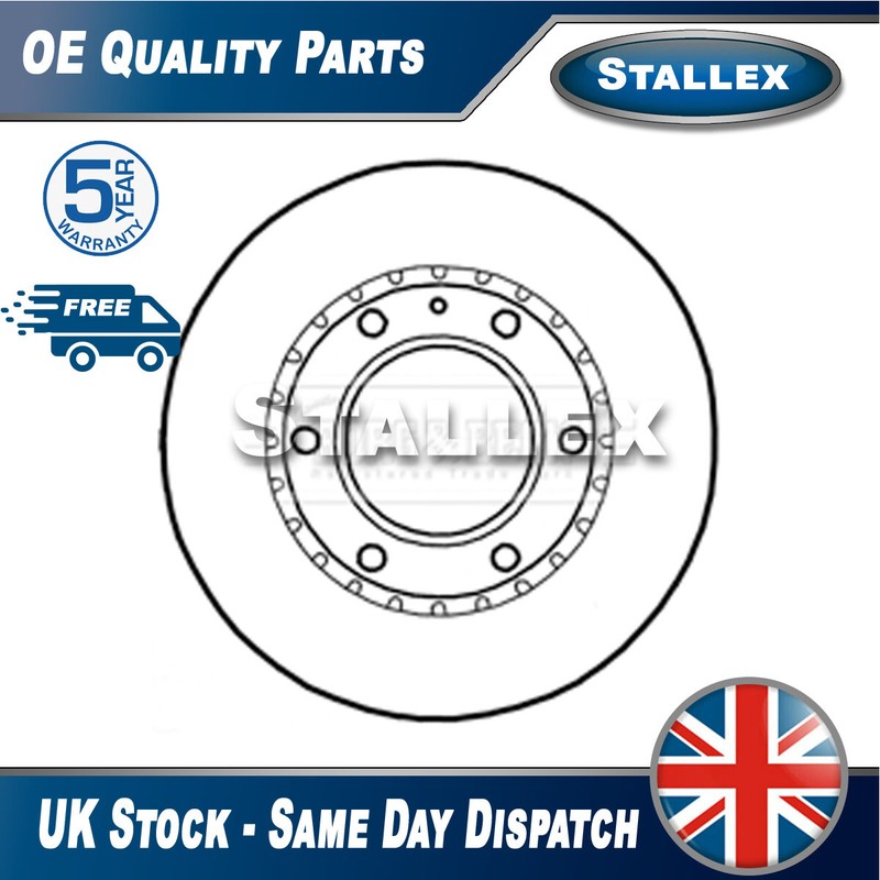 Fits Ford Ranger 2002-2011 Mazda B-Series 2002-2006 1x Brake Disc Front Stallex
