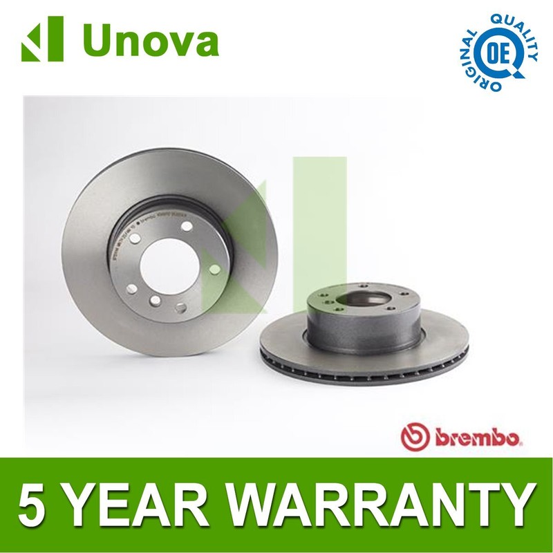 Brake Discs Front Unova Fits BMW 5 Series 1995-2004 + Other Models