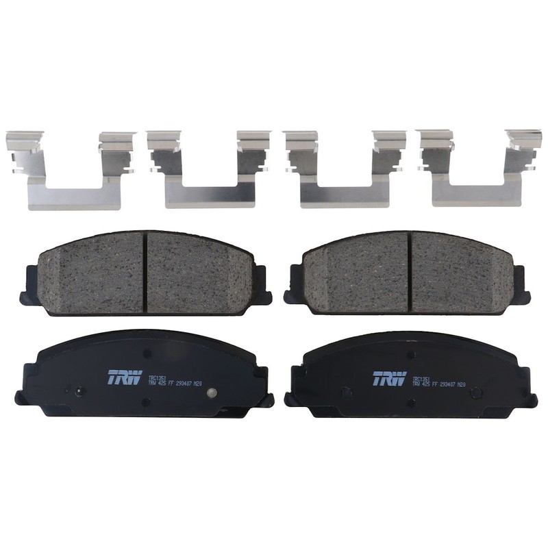 TRC1351 TRW 2-Wheel Set Brake Pad Sets Front for Chevy Chevrolet Caprice G8