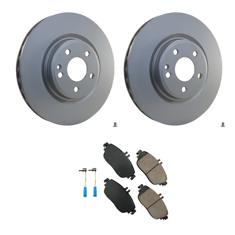 Hella Front Rotor Akebono EURO Ceramic Brake Pad Kit For X156 GLA250 C117 CLA250