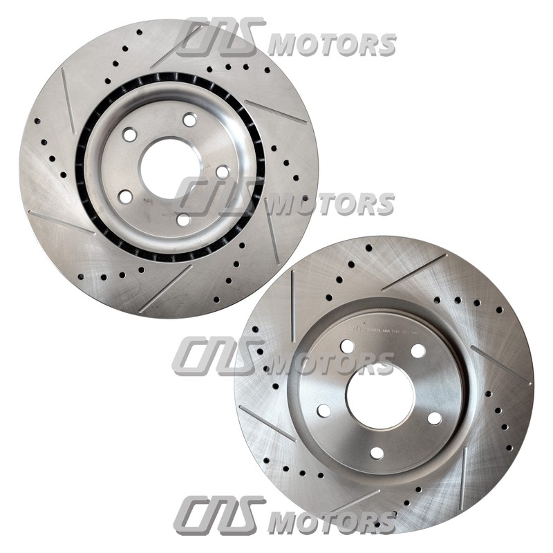 12.99" Front Drilled Rotors 53068 For Ram C/V 2012-2015 gallery