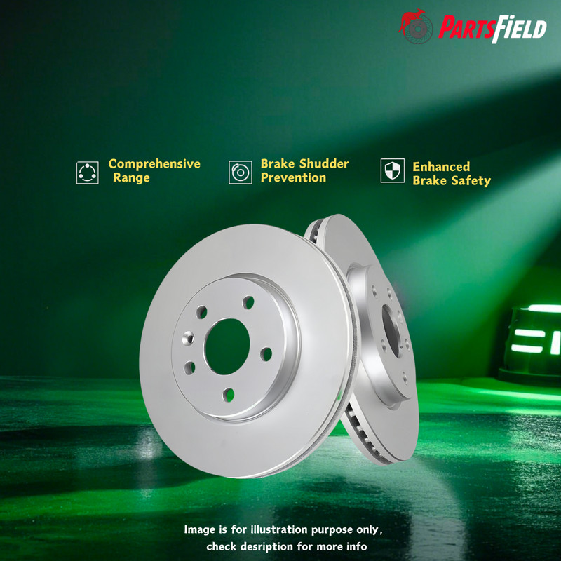 Pair Rear Brake Disc Rotors for SUBARU FORESTER SJ 2.0L 2.5L 2012~2018 274mm
