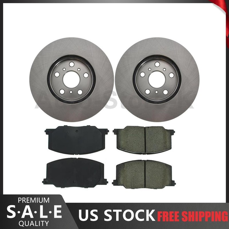Front Brake Rotors + Brake Pads Set for 1988 – 1990 1991 1992 1993 Toyota Celica