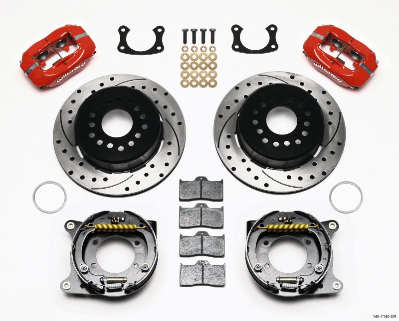 Wilwood Forged Dynalite P/S Parking Brake Rear Disc Kit – Big Ford 2.50in Offset