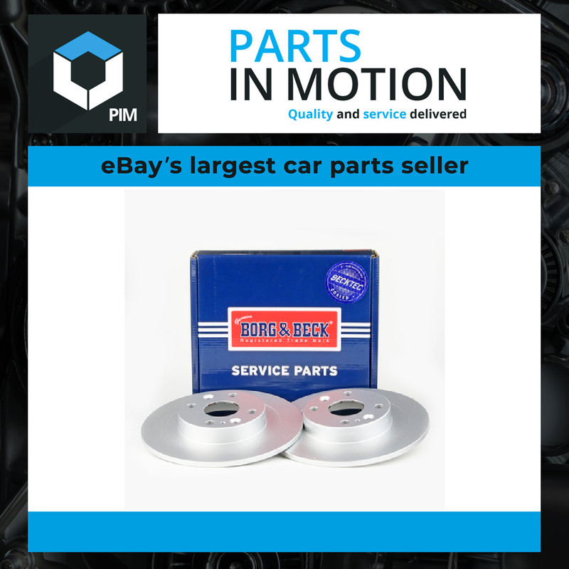 2x Brake Discs Pair Solid fits MAZDA MX3 EC 1.8 Rear 92 to 97 250mm Set B&B New