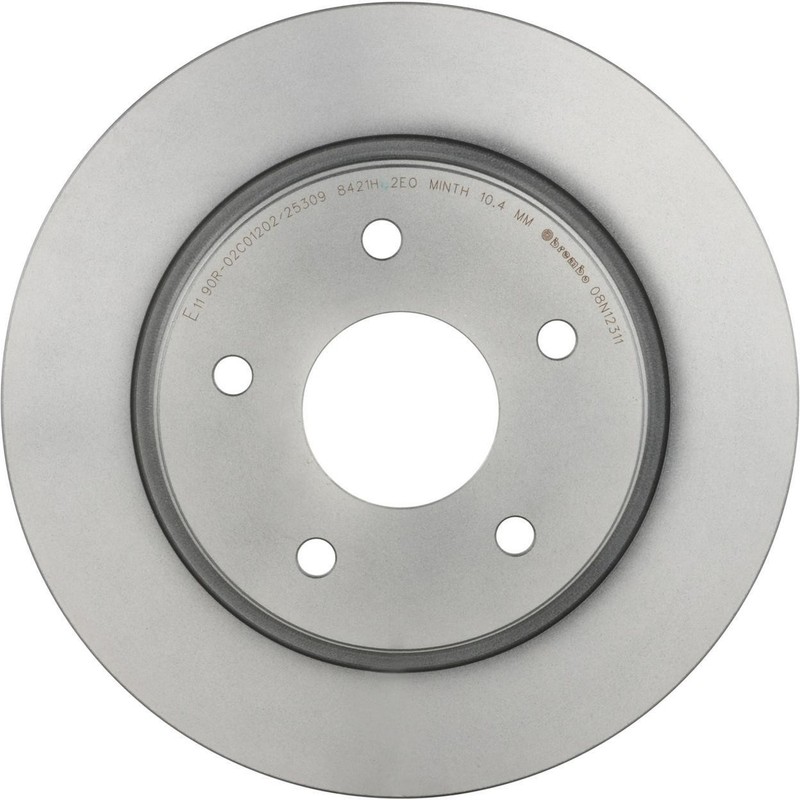 Disc Brake Rotor Rear 08.N123.11-AL Fits 2013-2014 Volkswagen Routan